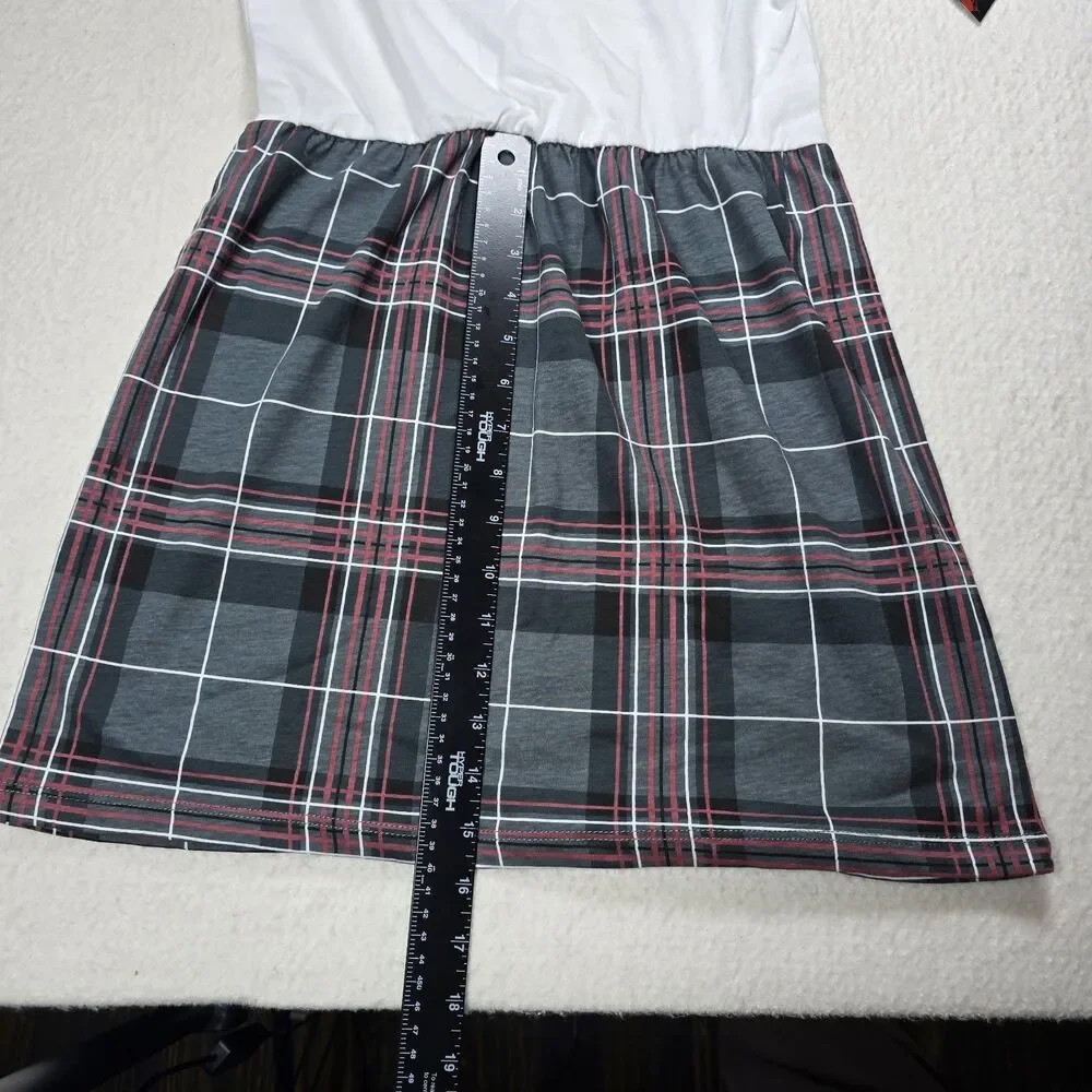 NWT Beetlejuice Girls Northanger School Dress Uniform Size L 10/12 Costume